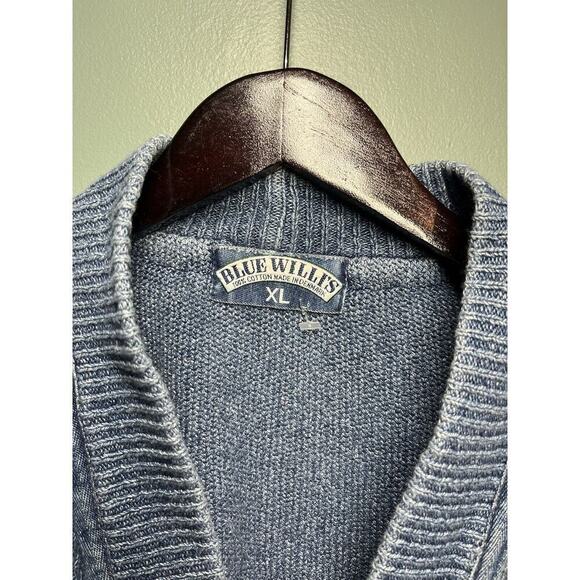 Vintage Blue Willi’s International Golf Club Button Cardigan Sweater XL - Picture 3 of 7